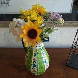 FLORAL PITCHER "Limited Edition" 434/5000 – Jane Keltner Floral Pattern …